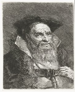 Homme avec béret - Giovanni Domenico Tiepolo