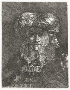 Homme avec un grand turban (Verzameling hoofden)