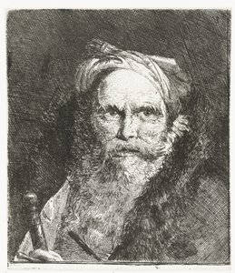 Homme avec épée - Giovanni Domenico Tiepolo