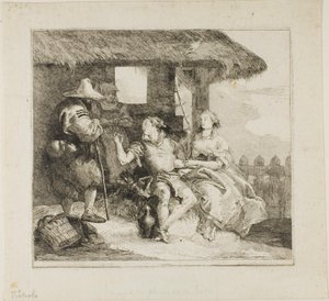 Mariage de Angelica et Medoro - Giovanni Domenico Tiepolo