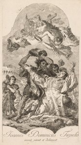Le martyre de Saint Étienne - Giovanni Domenico Tiepolo