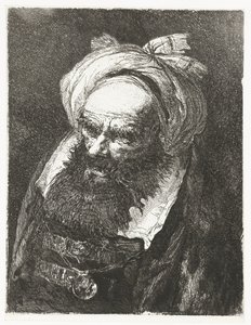 Vieil homme avec un turban