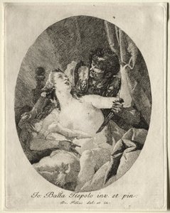 Tarquin et Lucrèce - Giovanni Domenico Tiepolo
