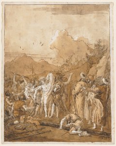 Le Déshabillage du Christ, c. 1785-1790 - Giovanni Domenico Tiepolo