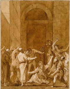 La résurrection de Tabitha - Giovanni Domenico Tiepolo