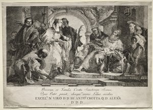 Les Saints de la famille Crotta - Giovanni Domenico Tiepolo