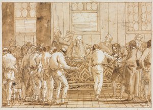 Le Procès, années 1790 - Giovanni Domenico Tiepolo
