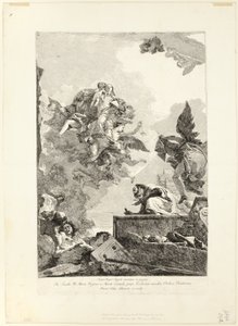 La Vierge apparaissant à Saint Simon Stock - Giovanni Domenico Tiepolo