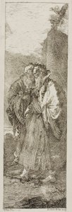 Deux vieux hommes - Giovanni Domenico Tiepolo