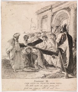 Via crucis - Station III. Jésus tombe pour la première fois