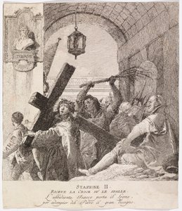 Via crucis - Station II. Jésus prend sa croix - Giovanni Domenico Tiepolo