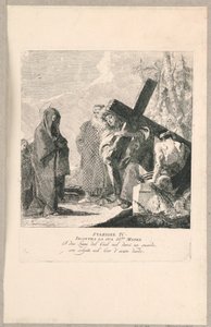 Via crucis - Station IV, Il rencontre sa mère