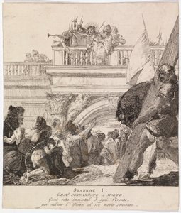 Via crucis - Station I. Jésus est condamné à mort - Giovanni Domenico Tiepolo
