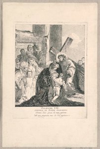 Via crucis - Station VIII, Il console les femmes en pleurs