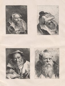 Raccolta di teste (Parties I et II) - Giovanni Domenico Tiepolo, after Giovanni Battista Tiepolo