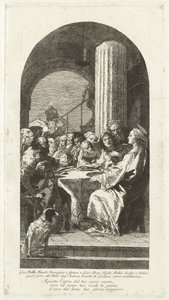 La Cène - Giovanni Domenico Tiepolo after Giovanni Battista Tiepolo
