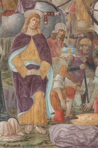 Milan, Réfectoire du Cenacolo Vinciano, Donato Montorfano, Crucifixion du Christ - Giovanni Donato Montorfano