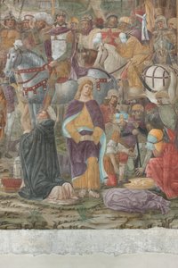 Milan, Réfectoire du Cenacolo Vinciano, Donato Montorfano, Crucifixion du Christ - Giovanni Donato Montorfano