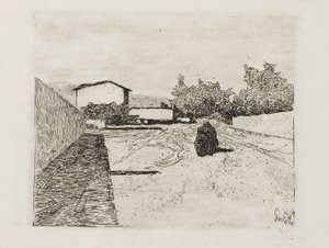 Une rue - Giovanni Fattori