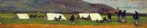 Camp des Bersaglieri, c.1860 - Giovanni Fattori