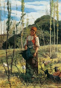 Fermier dans les bois - Giovanni Fattori