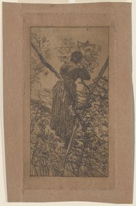 Ramassage de feuilles - Giovanni Fattori