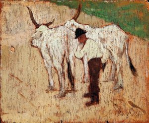 Berger et bétail - Giovanni Fattori