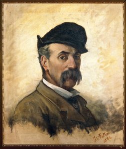 Italie, Florence, Autoportrait à 59 ans