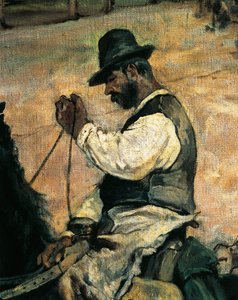 Marquage des jeunes taureaux en Maremme (détail) - Giovanni Fattori