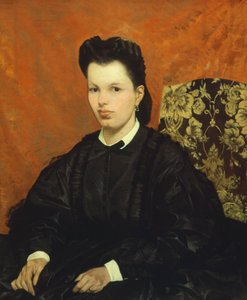 Portrait de sa première femme, par Giovanni Fattori (1825-1908) - Giovanni Fattori