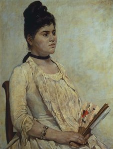 Portrait de la belle-fille Giulia Marinelli - Giovanni Fattori
