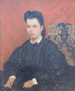 Portrait de la première épouse, vers 1865, Giovanni Fattori