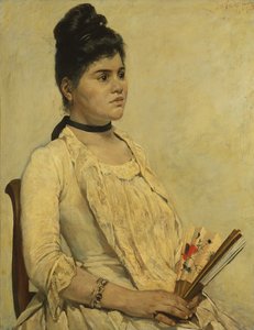 Portrait de la belle-fille - Giovanni Fattori