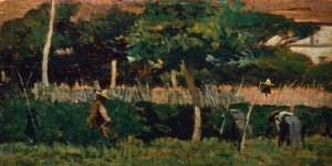 Les Jardiniers - Giovanni Fattori