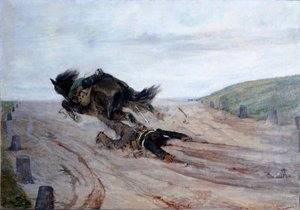 Le pied dans le cheval (Lo staffato) - Giovanni Fattori