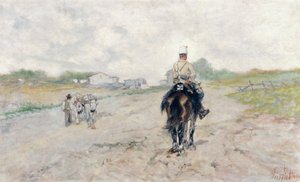 Le soldat - Giovanni Fattori