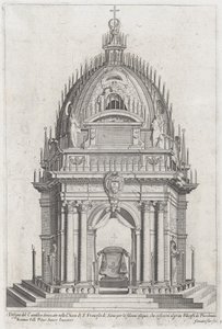Conception du catafalque pour Francesco Piccolomini