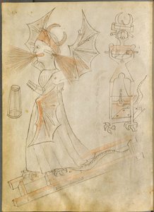 La sorcière du feu De : Bellicorum instrumentorum liber, cum figuris - Giovanni Fontana