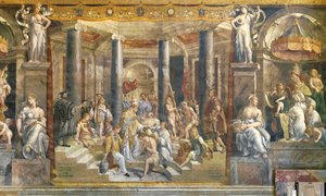 Le Baptême de Constantin - Giovanni Francesco (c.1488 1528) Penni