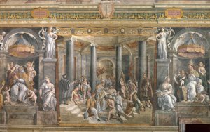 Le Baptême de Constantin - Giovanni Francesco (c.1488 1528) Penni