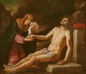 Jésus pleuré par la Vierge