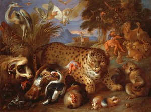Orphée charmant les animaux