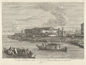 Vue de la Villa Pisani - Giovanni Francesco Costa