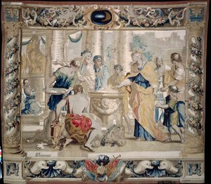 Dido sacrifie à Junon, la déesse du mariage, 1679 - Giovanni Francesco Romanelli