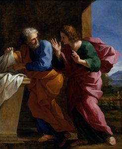 Saint Jean et saint Pierre devant le tombeau du Christ