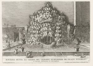 Fontana della Galera dans les jardins du Vatican - Giovanni Francesco Venturini