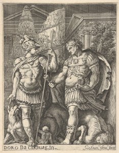 Deux soldats romains, XVIIe siècle - Giovanni Francesco Venturini