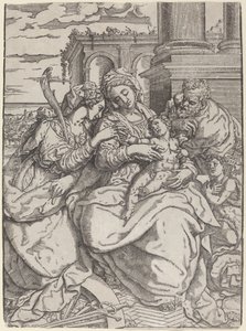Madone et enfant avec Sainte Catherine