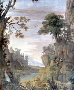 Rivière et paysage (détail)