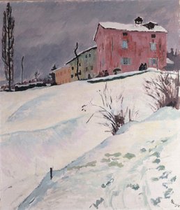 La maison rouge, 1912